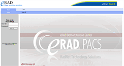 Desktop Screenshot of demo.erad.com